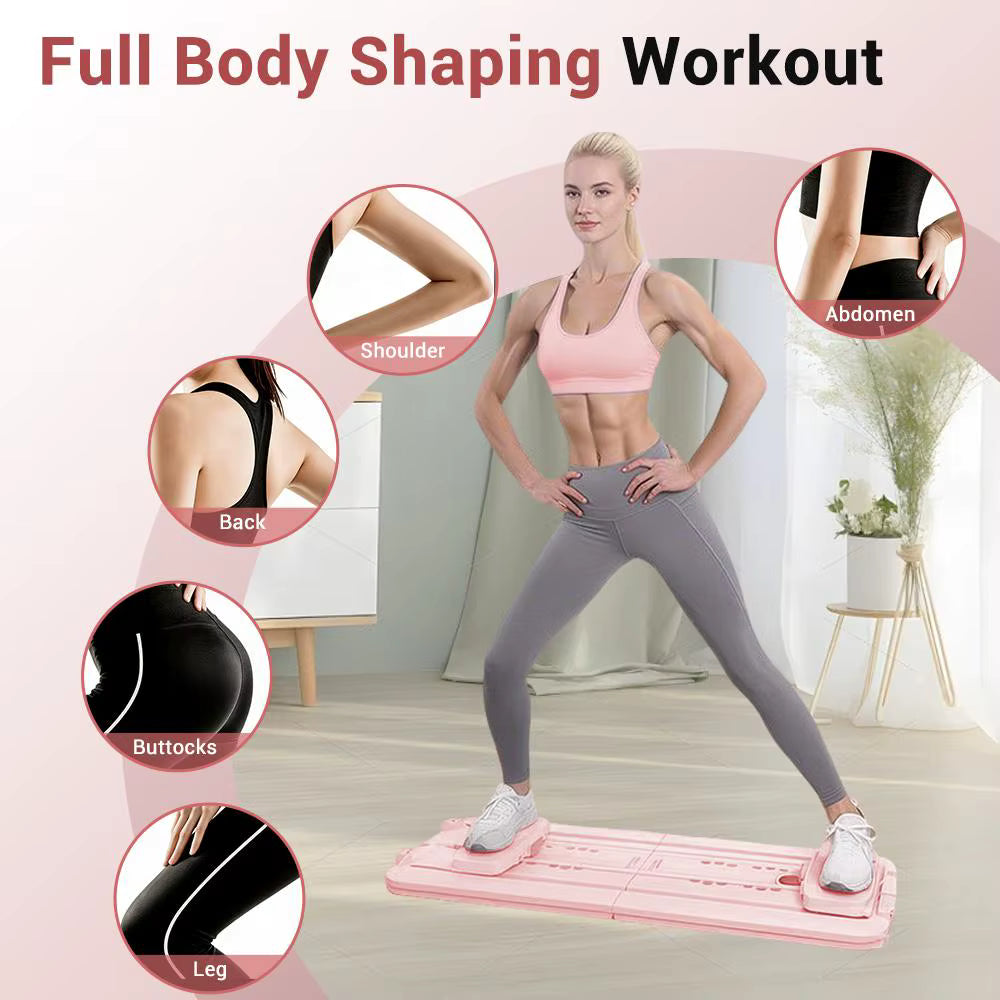 Kalmvia Foldable Ab & Core Workout Board with Adjustable Resistance