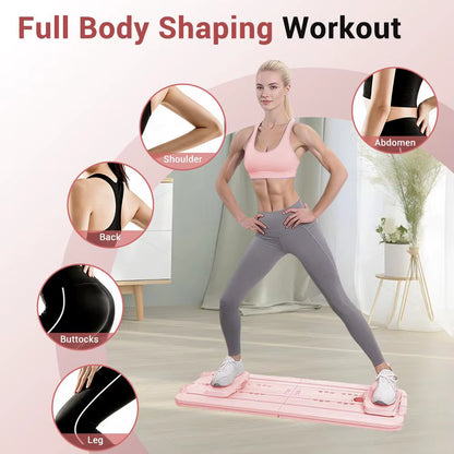 Kalmvia Foldable Ab & Core Workout Board with Adjustable Resistance