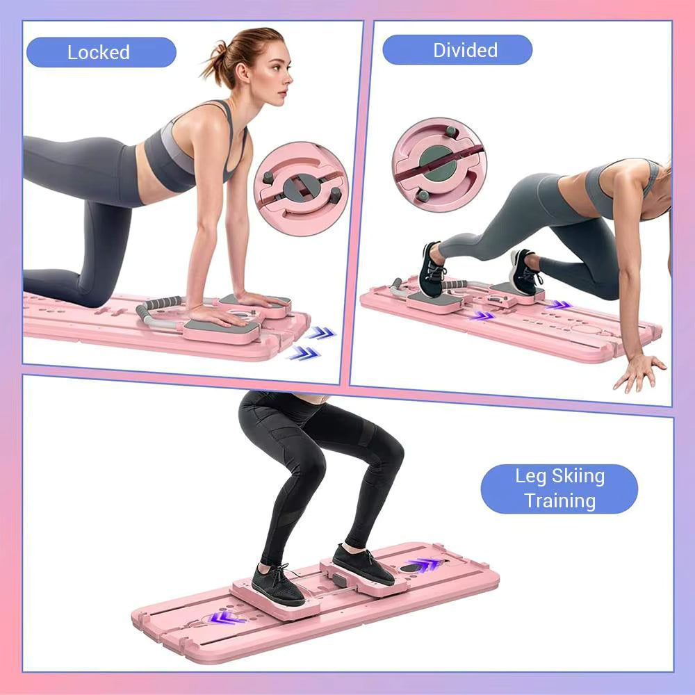 Kalmvia Foldable Ab & Core Workout Board with Adjustable Resistance