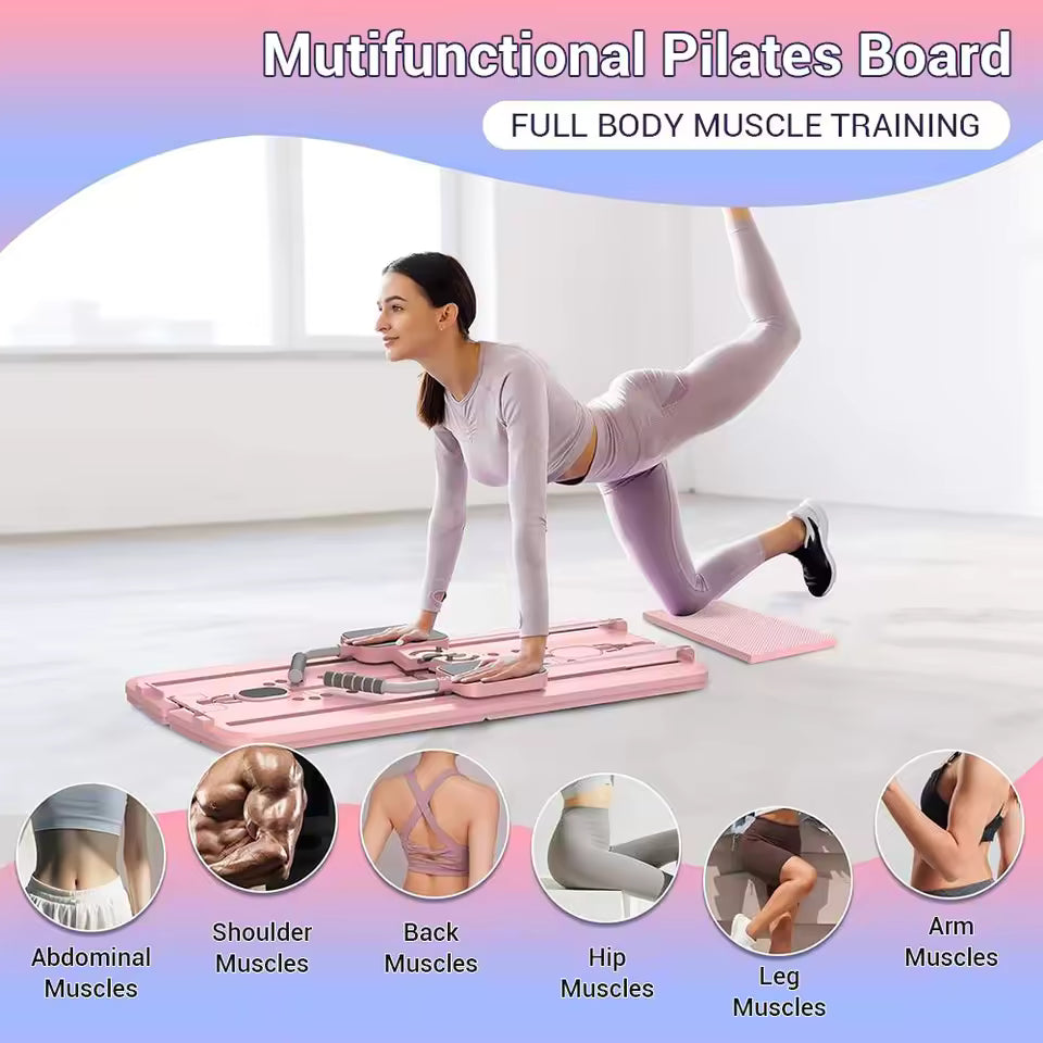 Kalmvia Foldable Ab & Core Workout Board with Adjustable Resistance
